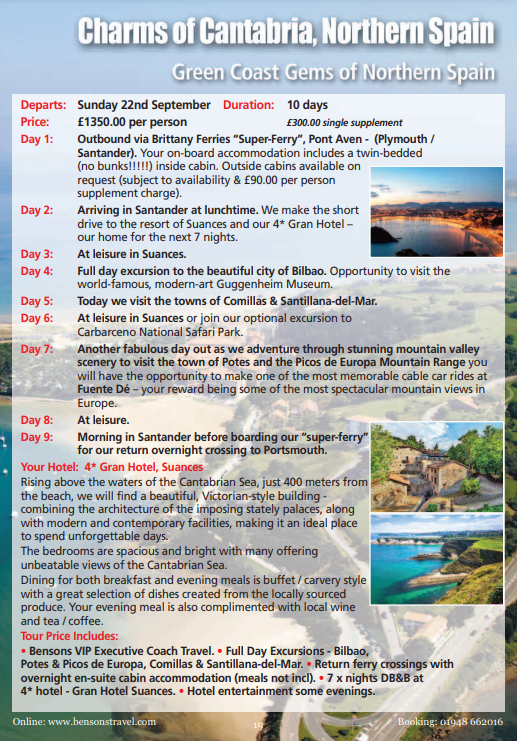 Europe Coach Holidays Bensons Travel